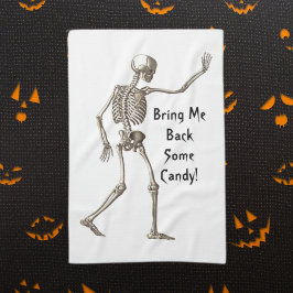 Ge mig lite godis Skeleton Kitchen Towel Kökshandduk