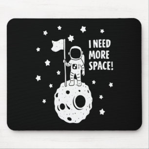 Ge Mig Mer Utrymme Rolig Astronaut Måne Stjärna Hu Musmatta