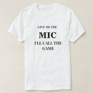 Ge Mig Mikrofonen Fotboll T Shirt