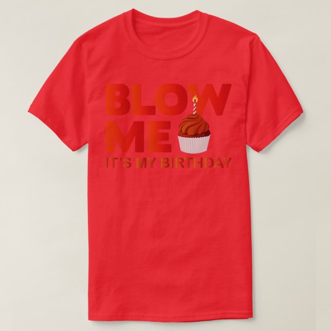 Ge mig min födelsedag t shirt (Design framsida)