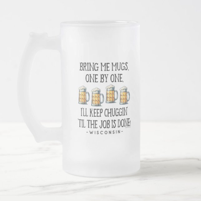 Ge Mig Muggar Frostad Glas Mugg (Vänster)