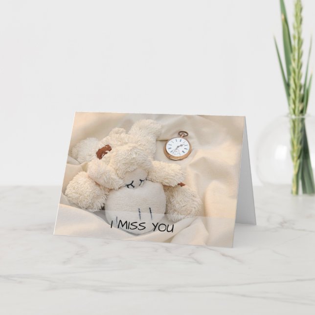 Ge mig Nalle jag saknar ditt kort (Framsida)