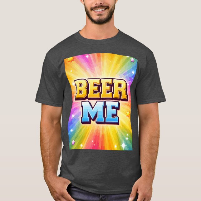 Ge mig öl t shirt (Framsida)