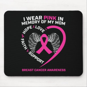 Ge mig Rosa i Bära till minnet av min bröstcancer Musmatta