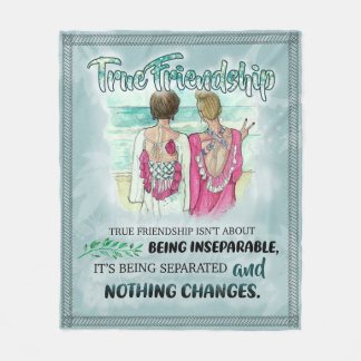 Ge mig till min bästa vän | Bästa vän-gåva Fleecefilt