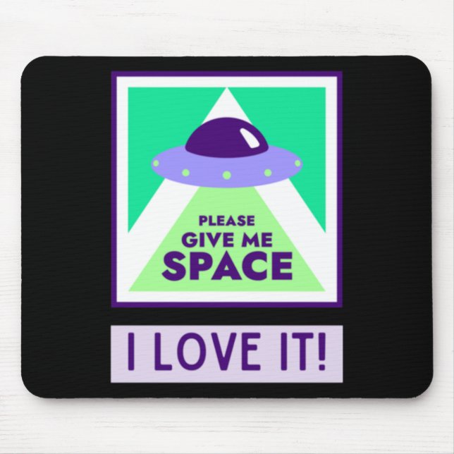 Ge mitt space i Kärlek! Fäst Musmatta (Framsidan)