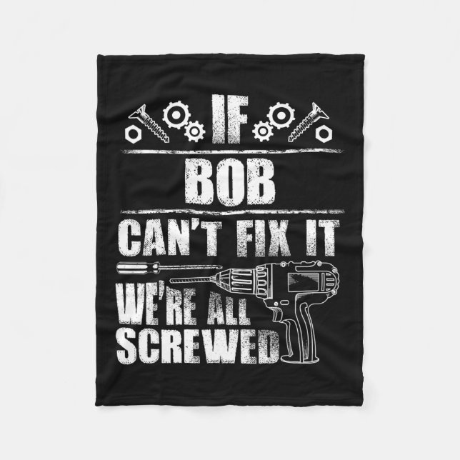 Ge Namn laga den på den fina födelsedagen Personli Fleecefilt (Framsidan)