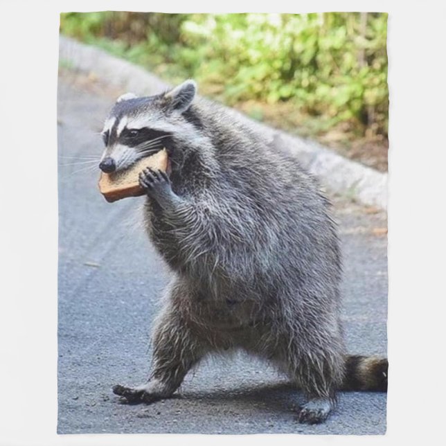 GE OSS I DAG VÅRT DAGLIGA BREDD FLEECEFILT (Framsidan)