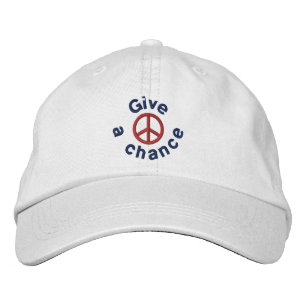 Ge Peace A Chance Broderad Keps