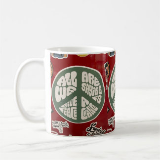 Ge Peace a Chance Hippie Coffee Mugg