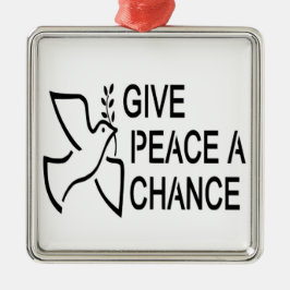 GE PEACE A CHANCE JULGRANSPRYDNAD METALL