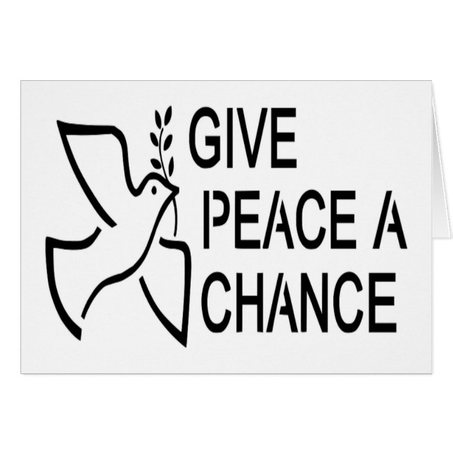 GE PEACE A CHANCE OBS KORT (Framsidan Horizontal)