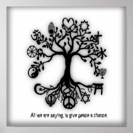 Ge Peace a Chance Poster