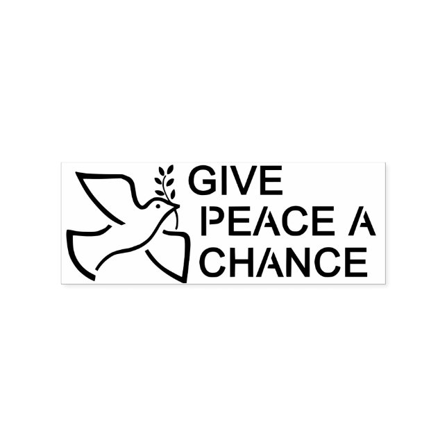 Ge Peace a Chance Stämpel (Tryck)