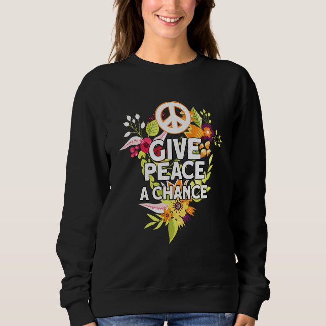 Ge Peace A Chance T Shirt (Framsida)