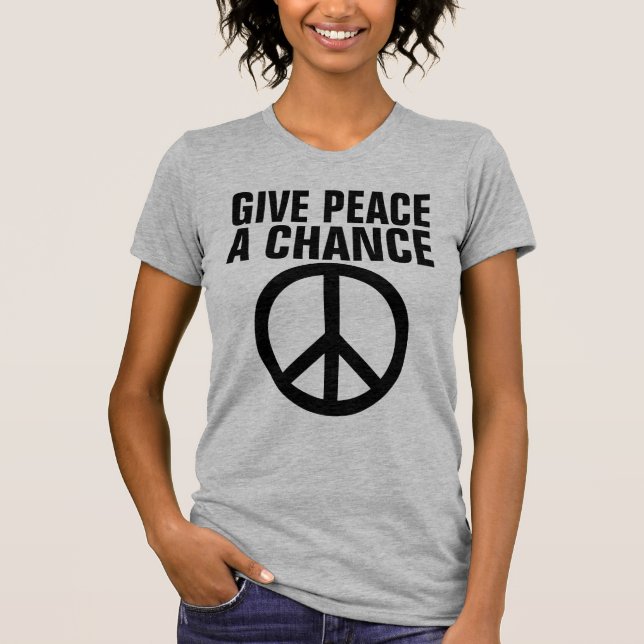 GE PEACE A CHANCE T-Shirts (Framsida)