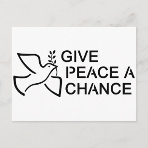 Ge Peace a Chance Vykort