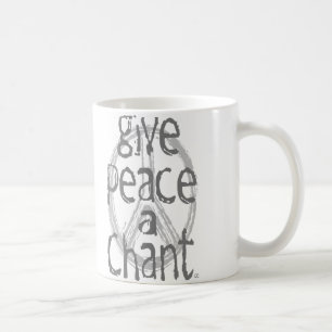 Ge Peace A Chant Kaffemugg
