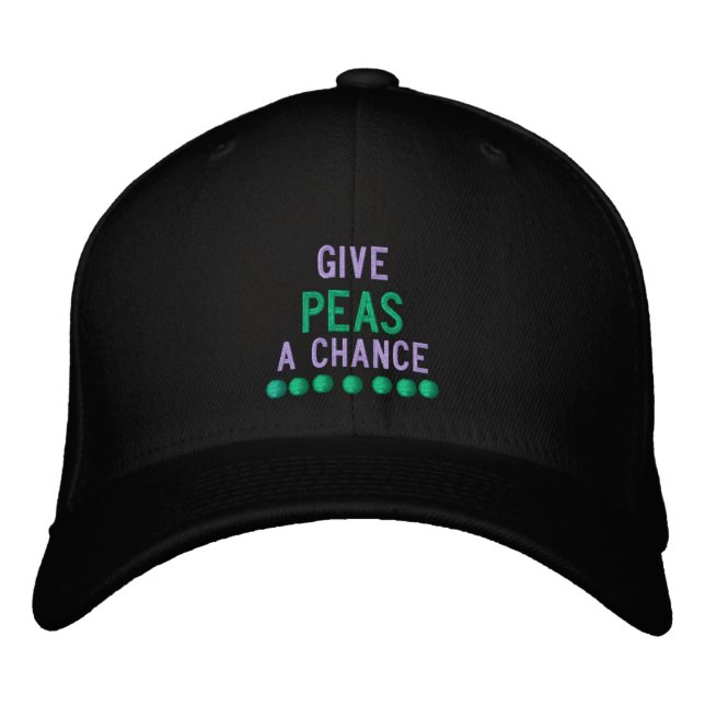 GE PEAS A CHANCE - HAT BRODERAD KEPS (Framsida)