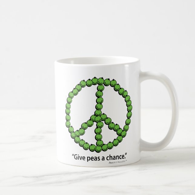 Ge Peas A Chance Kaffemugg (Höger)