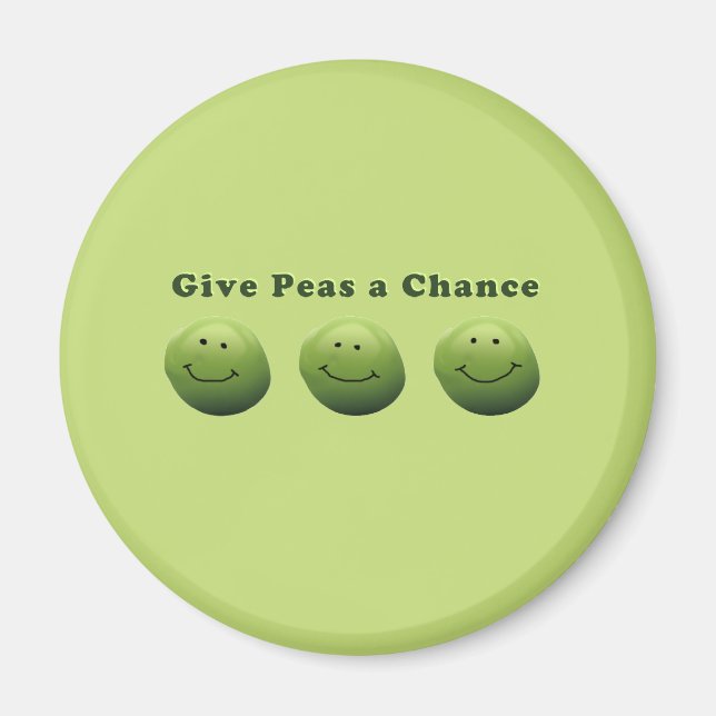 Ge Peas a Chance Magnet (Framsidan)