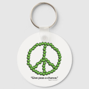 Ge Peas A Chance Nyckelring