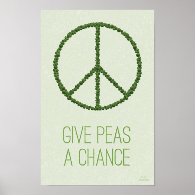Ge Peas A Chance Poster (Framsidan)
