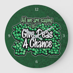 Ge Peas A Chance Stor Klocka