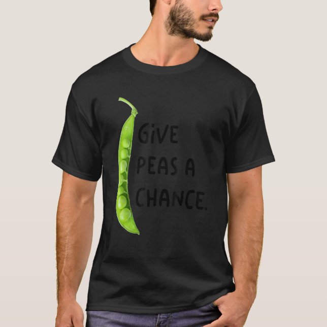 Ge Peas A Chance T Shirt (Framsida)