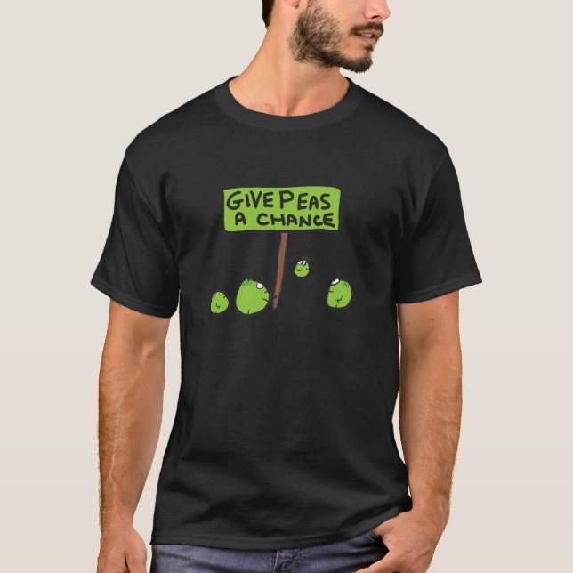 Ge Peas A Chance T Shirt (Framsida)