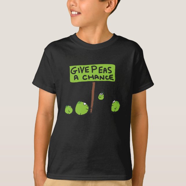 Ge Peas A Chance T Shirt (Framsida)