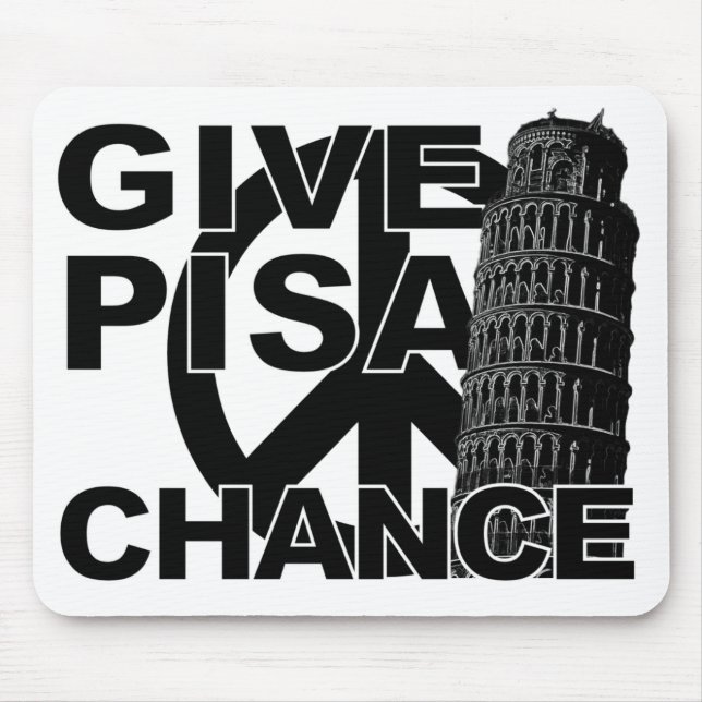Ge Pisa Chance mousepad Musmatta (Framsidan)