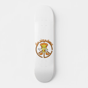 GE PIZZA A CHANCE lustig pizzapåge Mini Skateboard Bräda 18,5 Cm