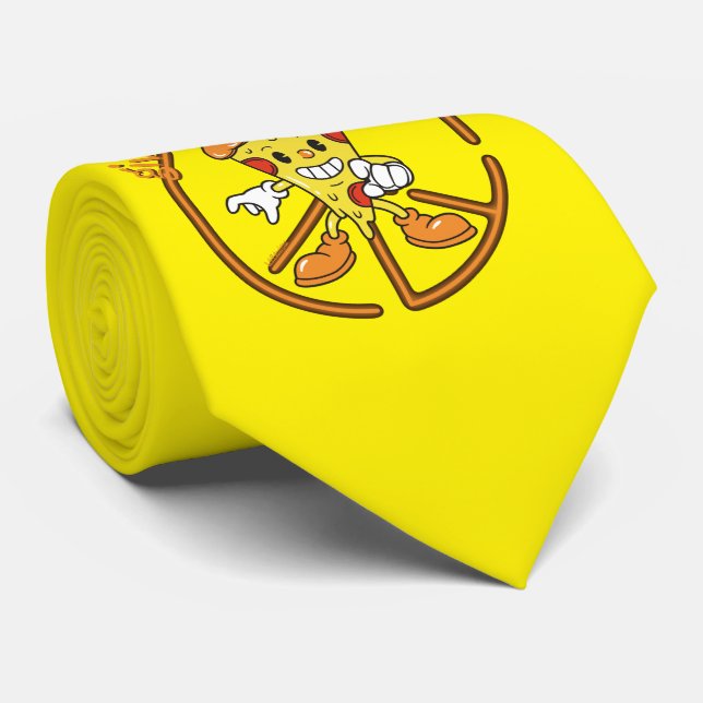GE PIZZA A CHANCE lustig pizzapåge Slips (Rullad)