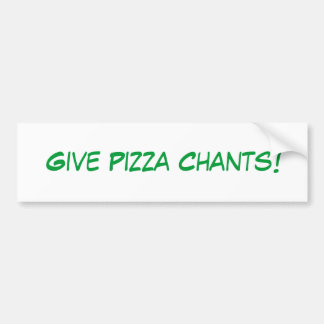 Ge Pizzaramsor! Bildekal