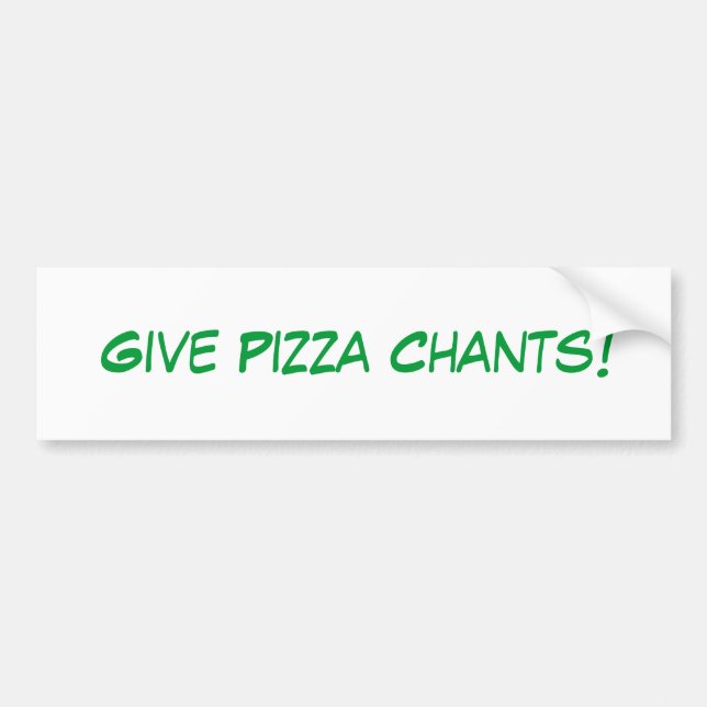Ge Pizzaramsor! Bildekal (Framsidan)