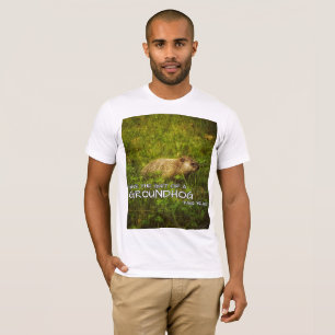 Ge presenten av en Groundhog i år t-shirt