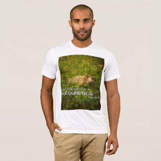Ge presenten av en Groundhog i år t-shirt
