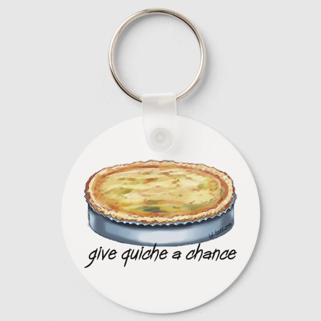 Ge Quiche a Chance Nyckelring (Framsida)