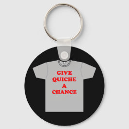 ge Quiche A Chance Nyckelring