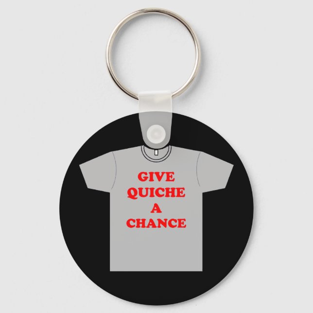 ge Quiche A Chance Nyckelring (Framsida)