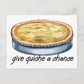Ge Quiche a Chance Vykort