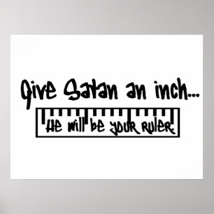 Ge Satan an Inch.. Poster