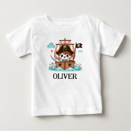 Ge Segel för Äventyr! Piratunge T Shirt