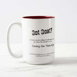 Ge Side Öga - roliga getter med varje kopp! Två-Tonad Mugg