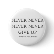 Ge sig aldrig upp