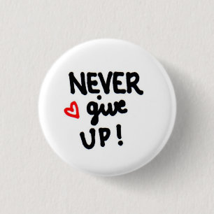 Ge sig ALDRIG upp! Knapp