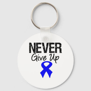 Ge sig aldrig upp (koloncancer) nyckelring