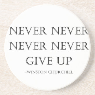 Ge sig aldrig upp underlägg sandsten