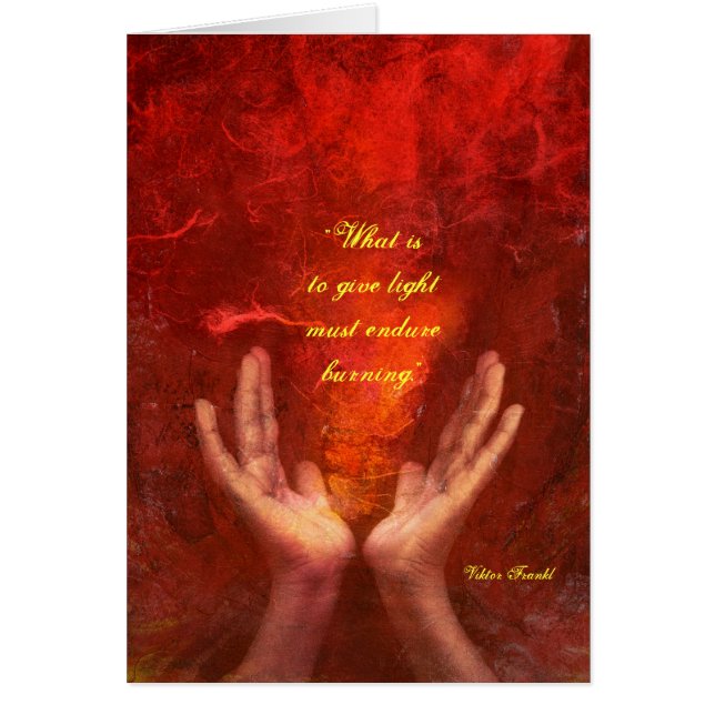 Ge sig lätt hälsningskort (Framsidan)